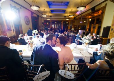 Great Hall wedding reception